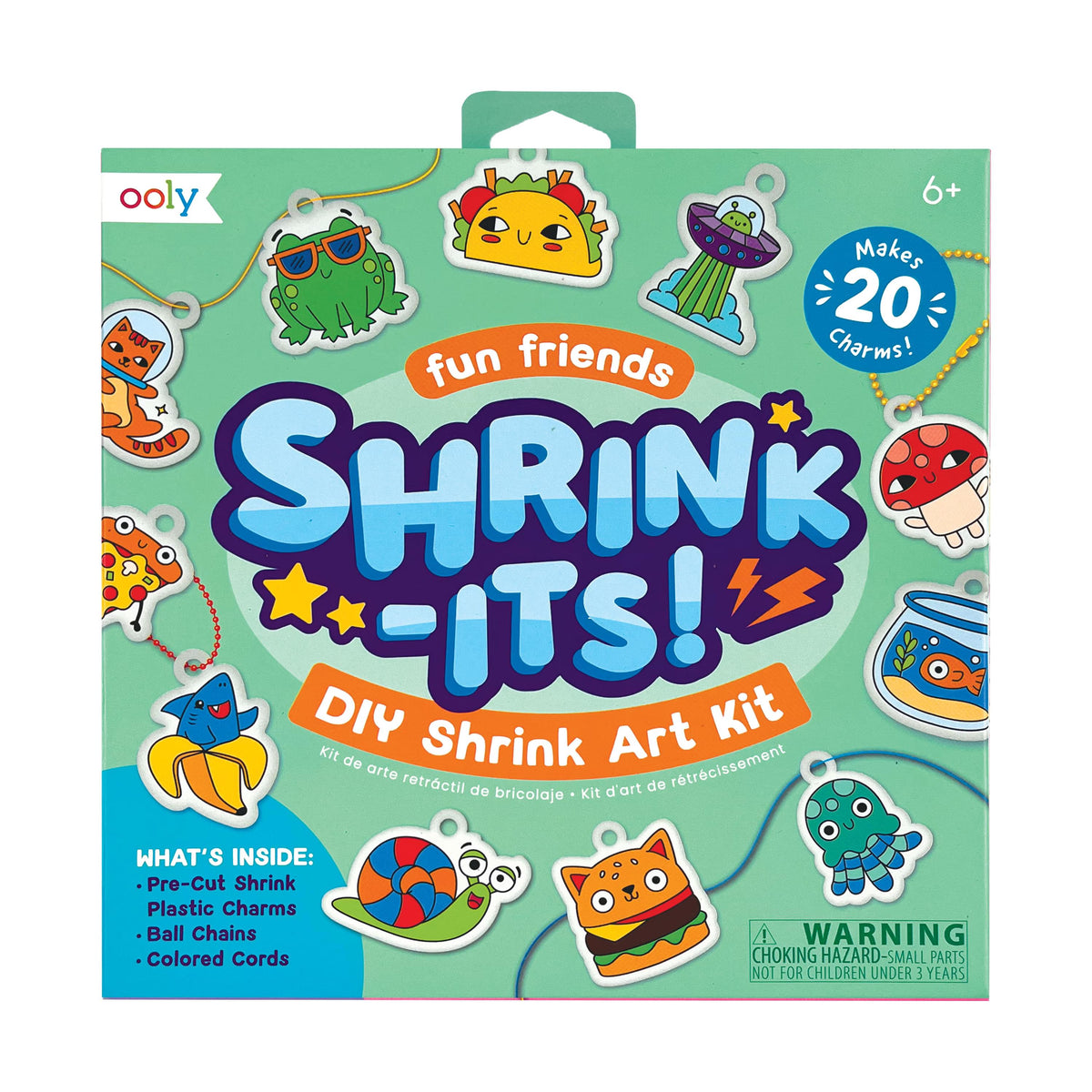 OOLY - Shrink-Its! D.I.Y. Shrink Art Kit – Fun Friends