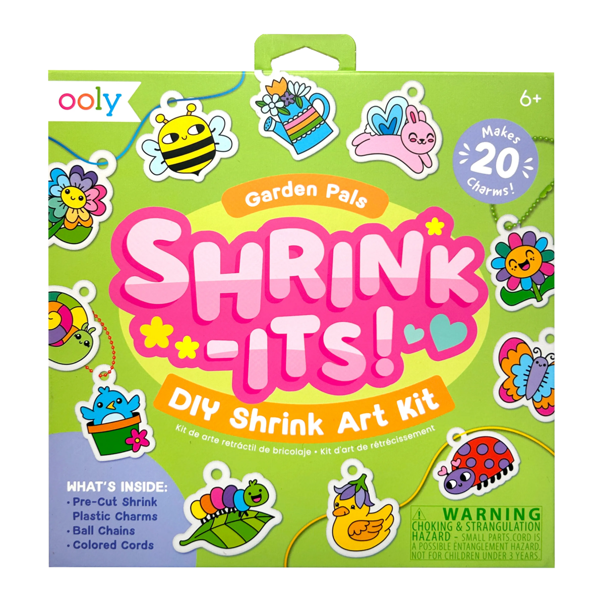 OOLY - Shrink-Its! D.I.Y. Shrink Art Kit – Garden Pals