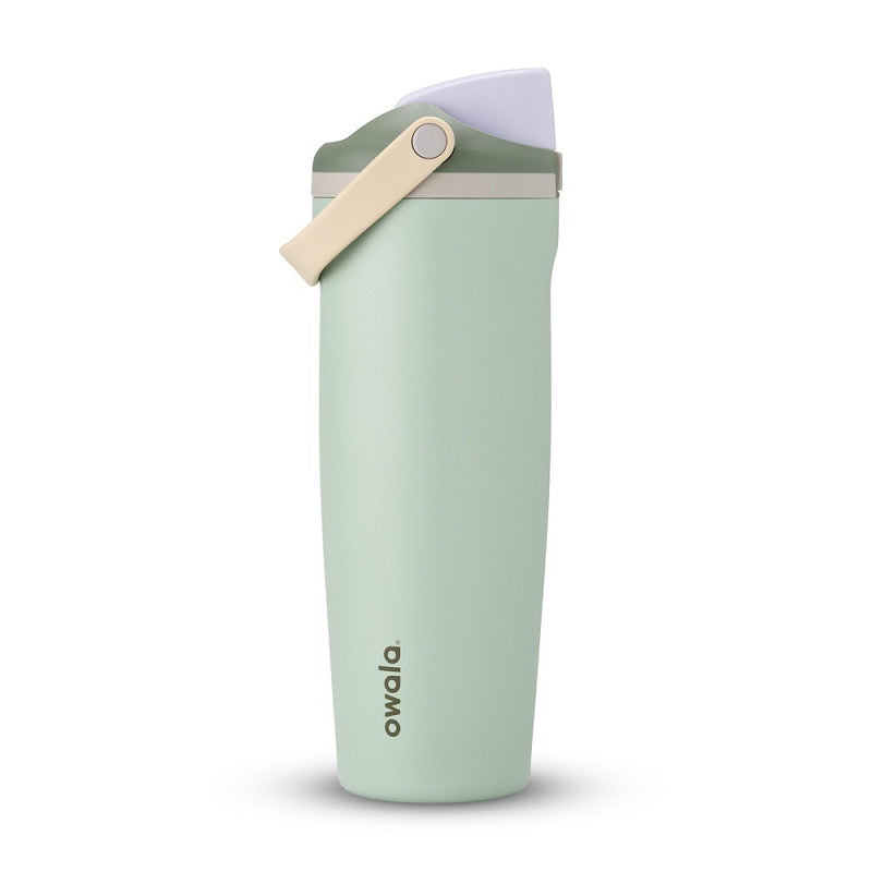 OWALA - Waterfles FreeSip Sway 890 ml - Eucalyptus