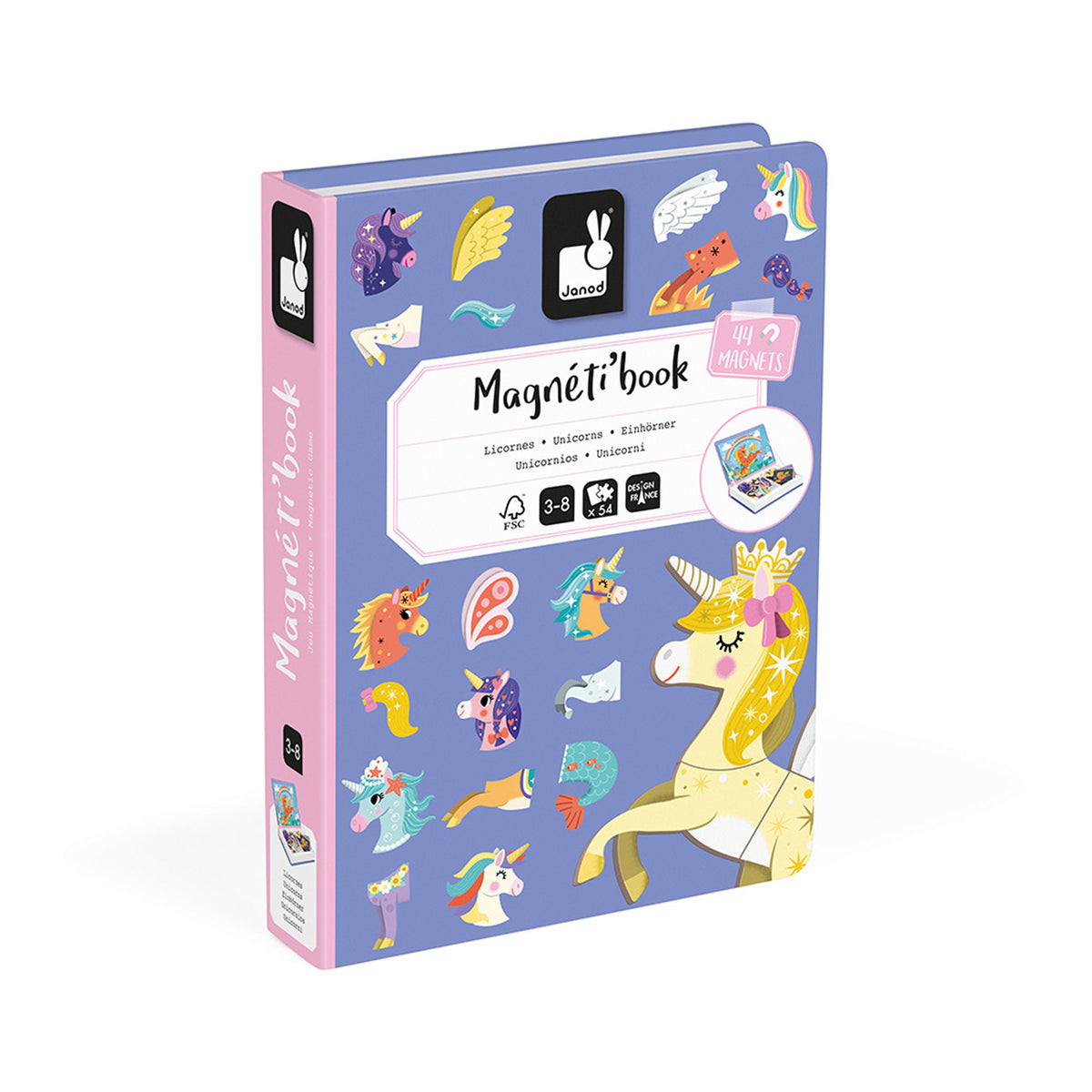 JANOD - Magnetibook Eenhoorn - 3 jr +
