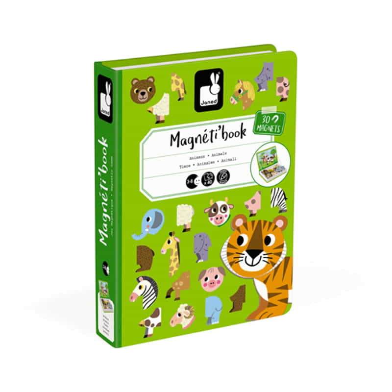 JANOD - Magnetibook Dieren - 3 jr +