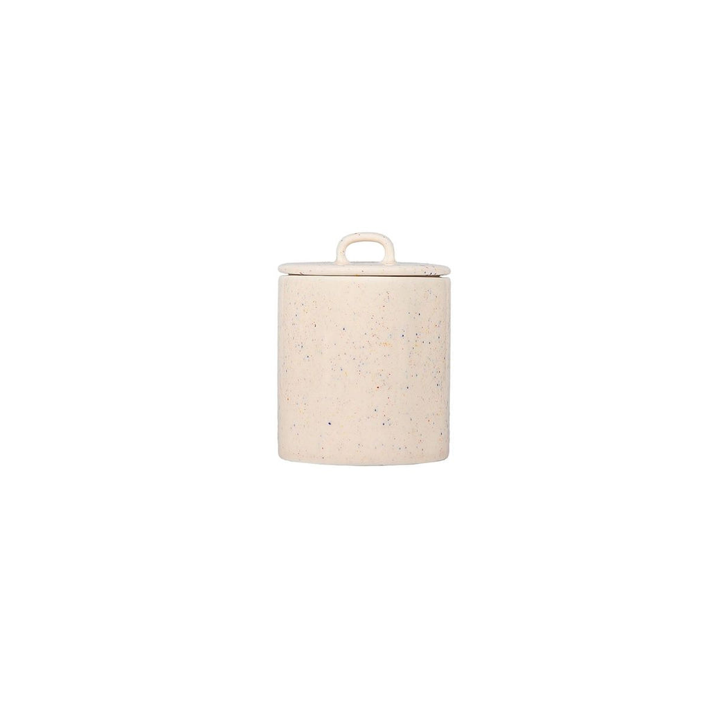 ONA - Voorraadpot met deksel beige Fika - 11xH14,5cm