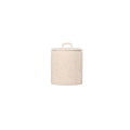 ONA - Voorraadpot met deksel beige Fika - 11xH14,5cm