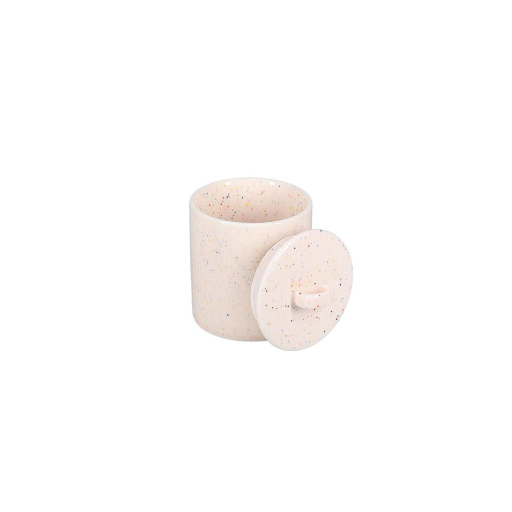 ONA - Voorraadpot met deksel beige Fika - 11xH14,5cm