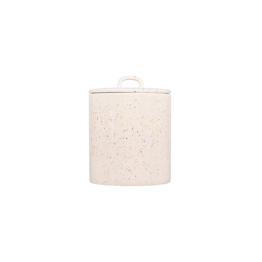 ONA - Voorraadpot met deksel beige Fika - 14xH18cm