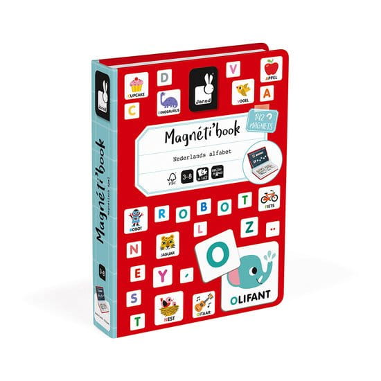 JANOD - Magnetibook Alfabet Nederlandstalig! - 3 jr +