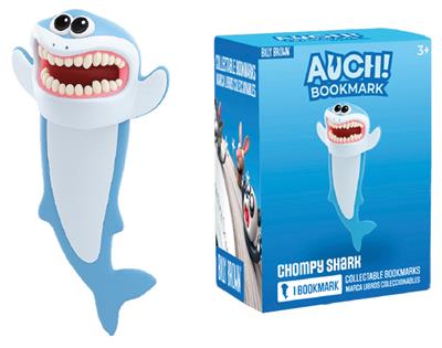 BILLY BROWN - Auch! Boekenlegger Zeedieren - Chompy Shark