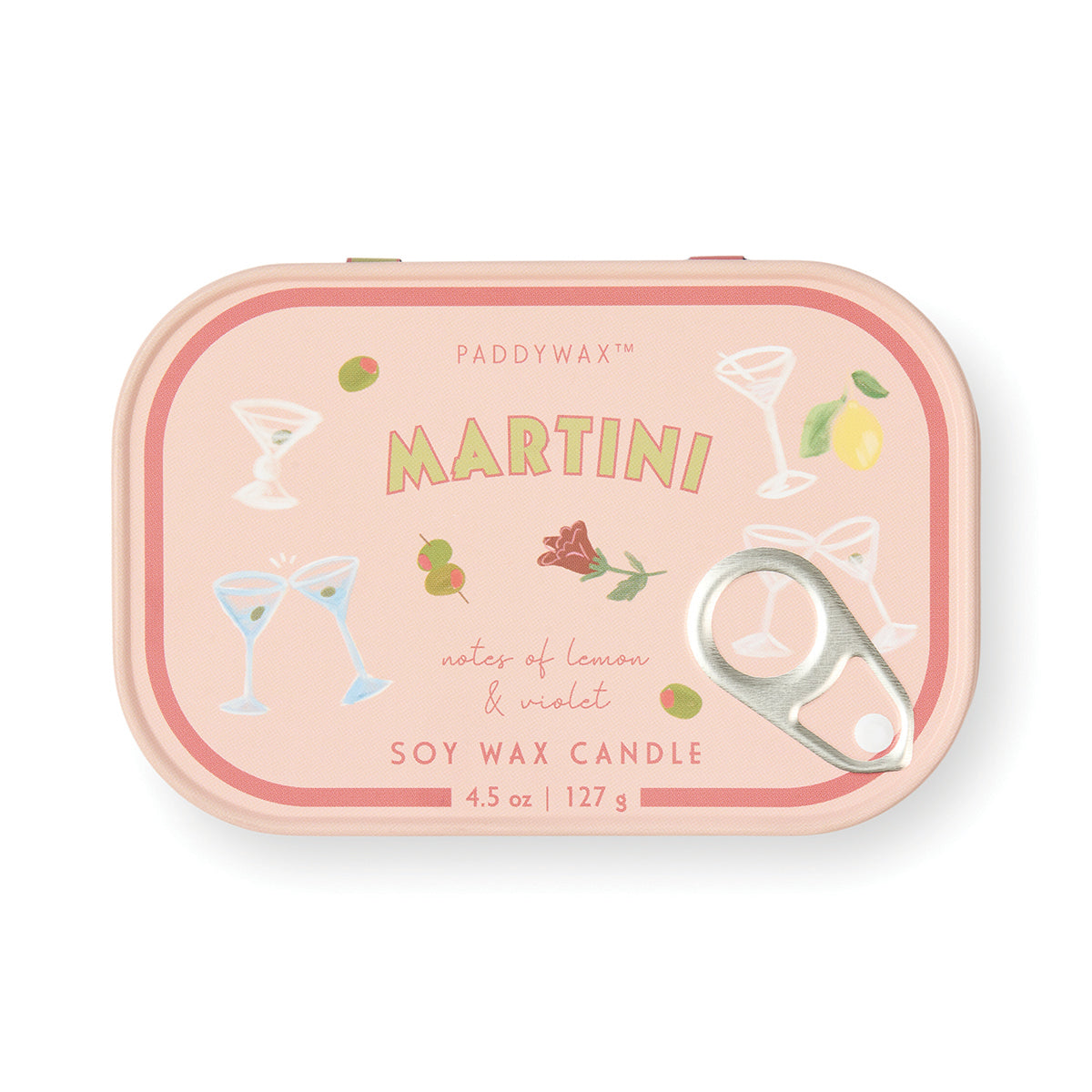 PADDYWAX - Bistro 4.5 oz Tin Candle - Martini