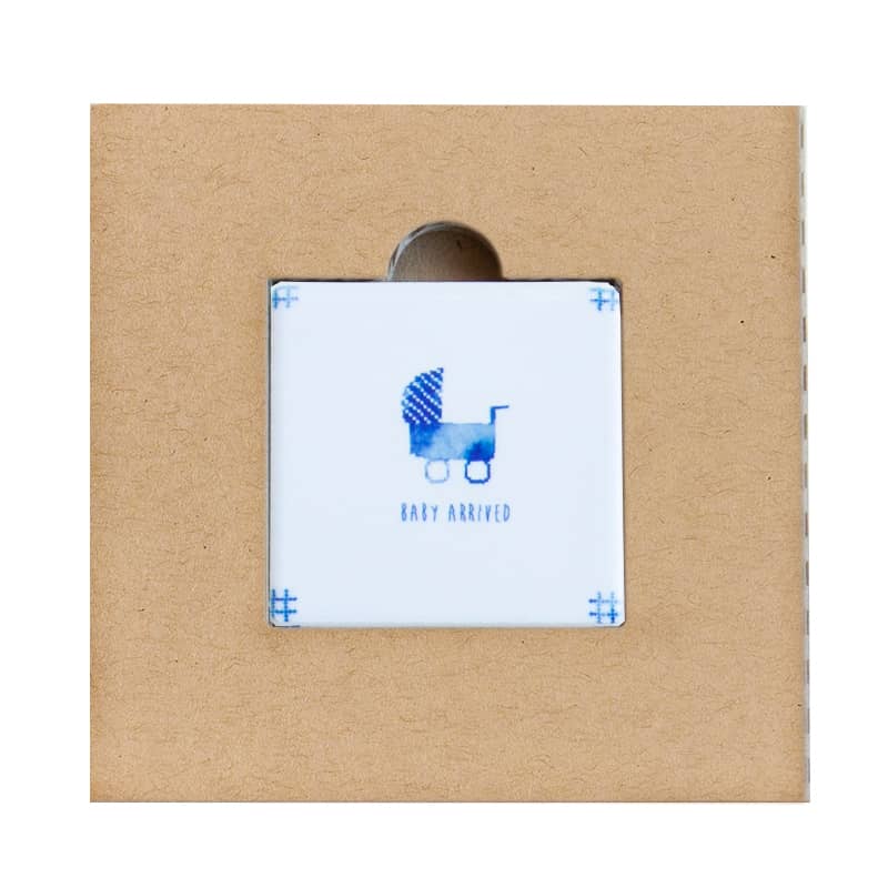 STORYTILES - Tegelkaart 'Baby arrived'