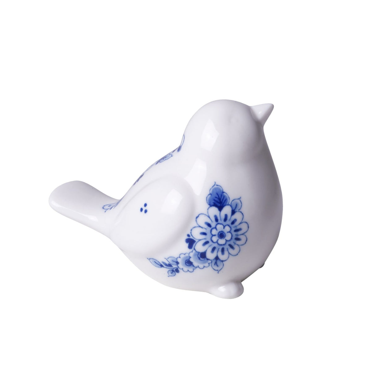 HEINEN DELFTSBLAUW - Decoratiebeeld Vogeltje Twiet - Keramiek - 10 cm