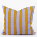 A WORLD OF CRAFT - Kussen EMANUELA inclusief vulling 50x50 cm - Mustard/light lilac