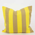 A WORLD OF CRAFT - Kussen FRAN inclusief vulling 50x50 cm - Yellow/beige