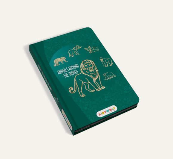 KIDYWOLF - KIDYDRAW-MINI Tekenbord Dieren over de hele wereld