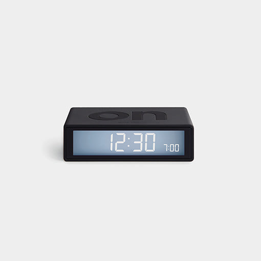 LEXON - FLIP Mini alarm clock - Dark Grey
