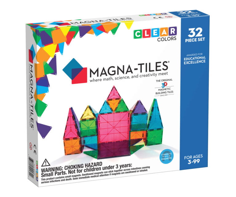 MAGNA TILES - Clear colors - 32 stuks