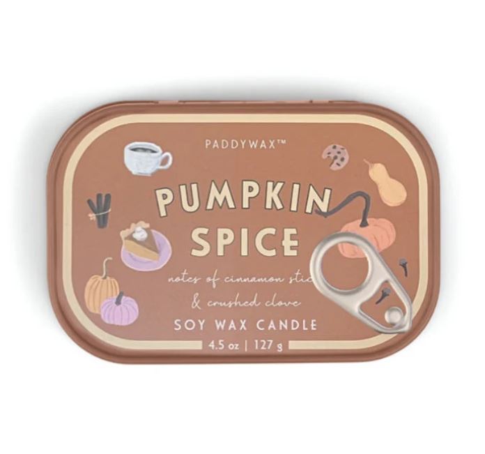 PADDYWAX - Bistro 4.5oz/127g Tin - Pumpkin Spice