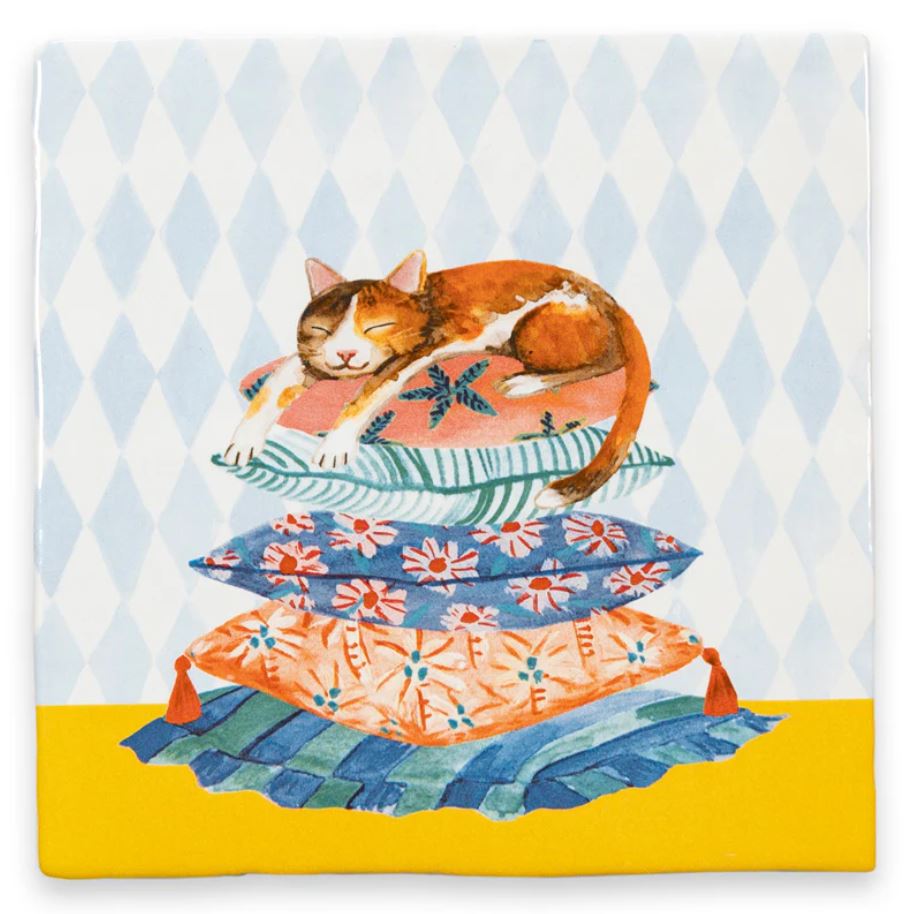 STORYTILES - 'Sleepy cat' Small