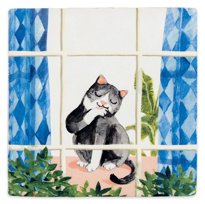 STORYTILES - 'Cosy cat' Small