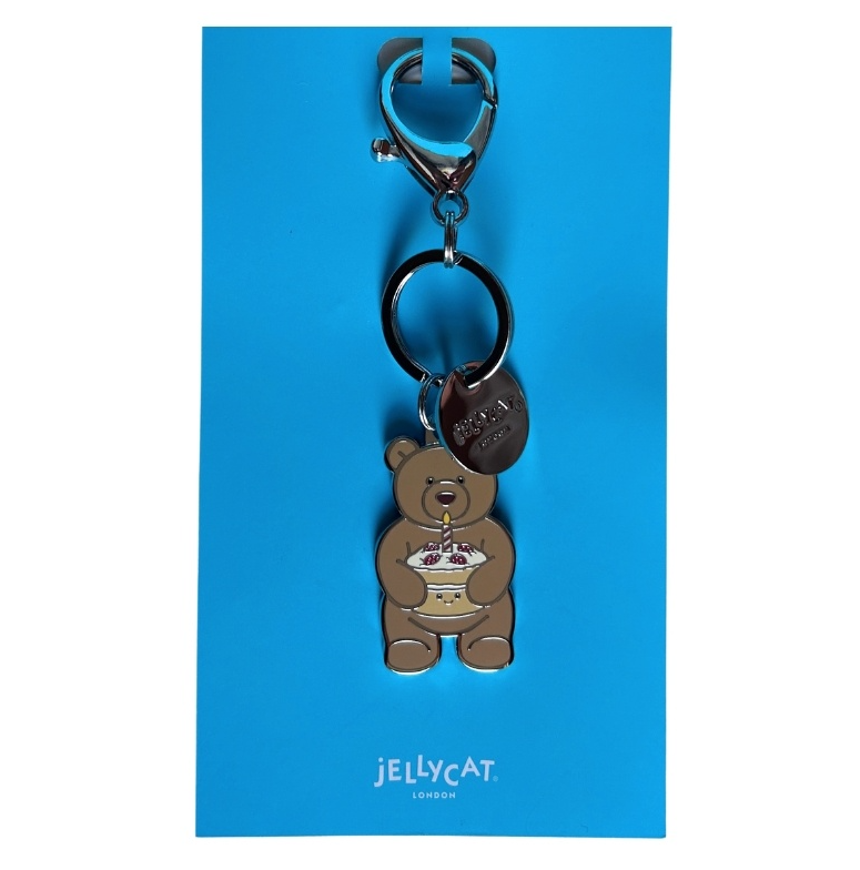 JELLYCAT - Bartholomew Bear 'Birthday' Keyring