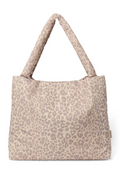 STUDIO NOOS - Beige Leopard Puffy Mom Bag