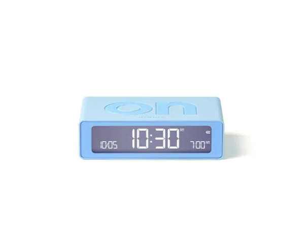 LEXON - FLIP Mini alarm clock - Light Blue