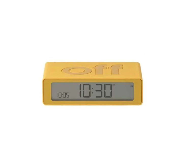 LEXON - FLIP Mini alarm clock - Yellow