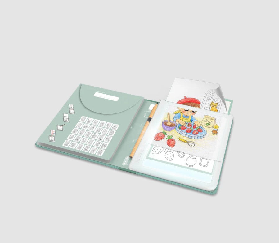 KIDYWOLF - KIDYDRAW-PAD Verlichte tekentafel Food