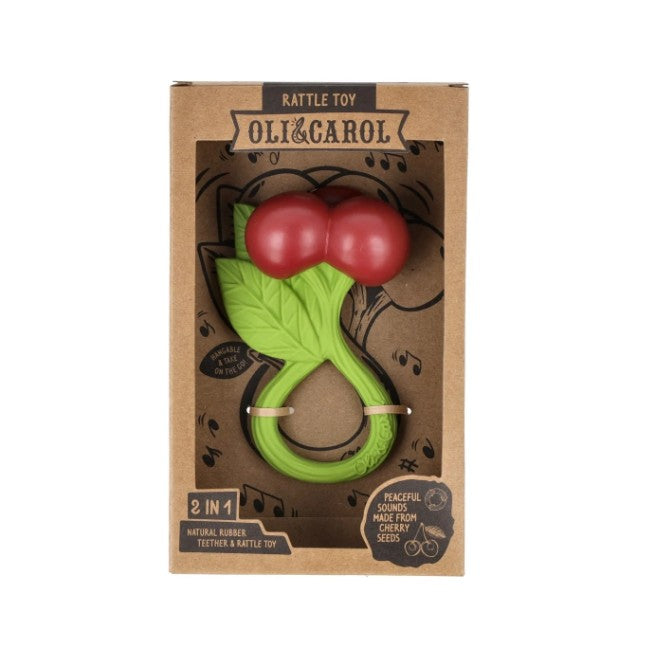 OLI & CAROL - Cherry Rattle Toy