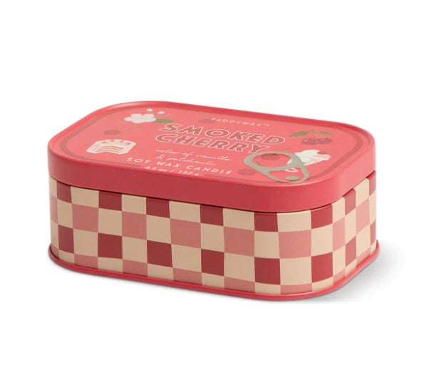 PADDYWAX - Bistro 4.5 oz Tin Candle - Smoked Cherry