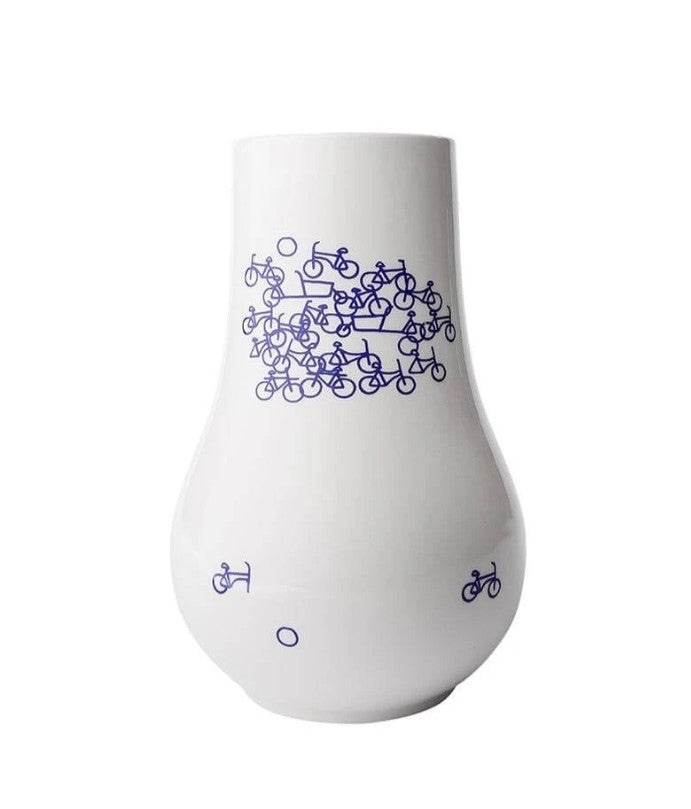 HEINEN DELFTSBLAUW - Buikvaas De Blauwe Fiets nr.1 - Keramiek - 20 cm