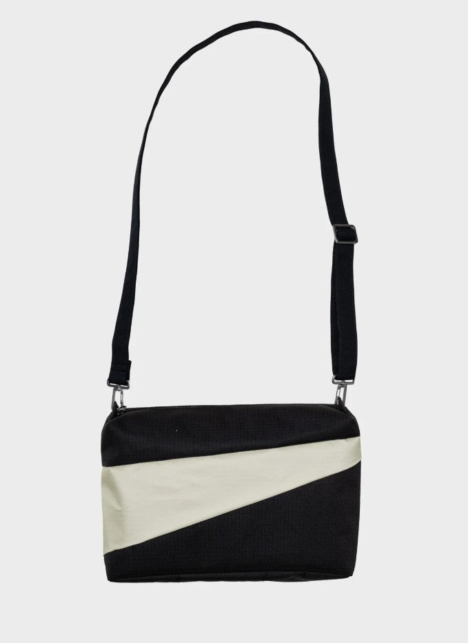 SUSAN BIJL - The New Bum Bag MEDIUM - Black & Cloud