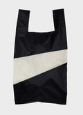 SUSAN BIJL - The New Shopping Bag LARGE - Black & Cloud