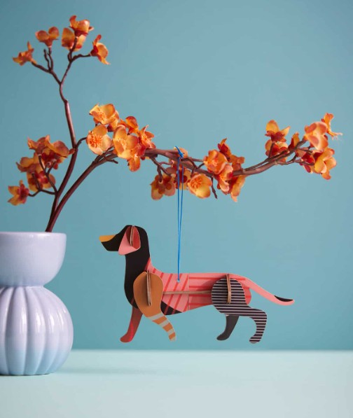 STUDIO ROOF - Hang ornament Dachshund