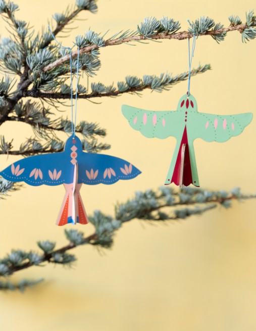 STUDIO ROOF - Hang ornamenten set Northern Tales - Nordic Birds