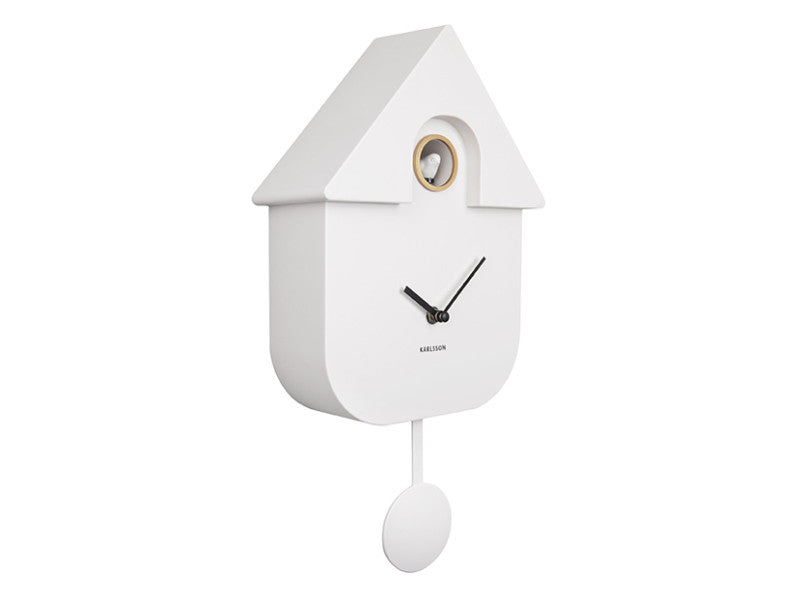 KARLSSON - Wall Clock Modern Cuckoo - White