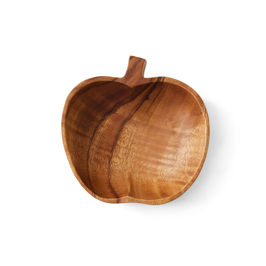 HK LIVING - Acacia apple bowl M