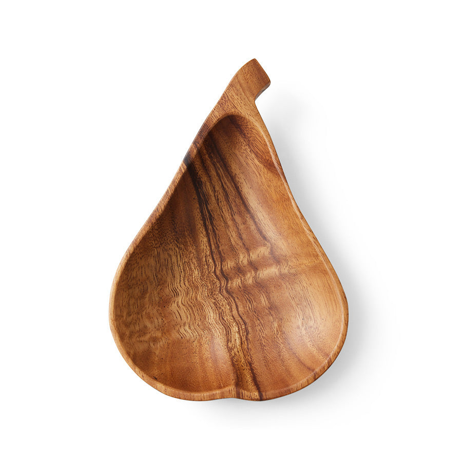 HK LIVING - Acacia pear bowl L