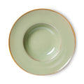HK LIVING - Chef ceramics: Pasta plate moss green