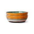 HK LIVING - 70s ceramics: pasta bowls Golden hour, set of 2