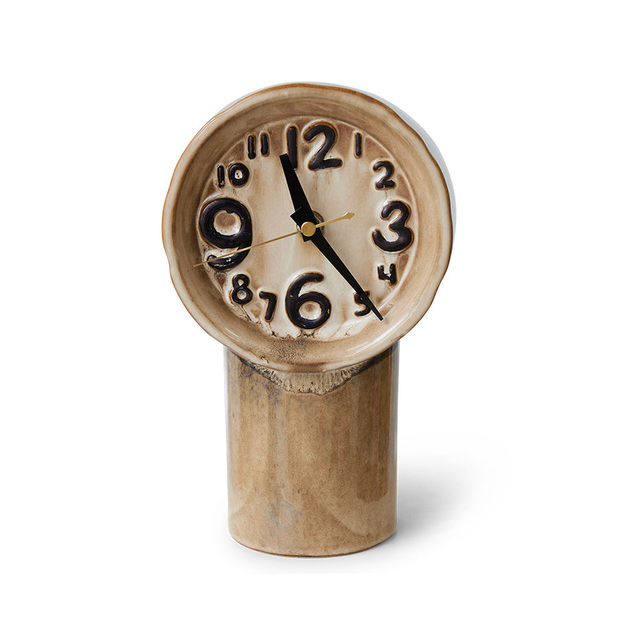 HK LIVING - Retro ceramic clock Cream