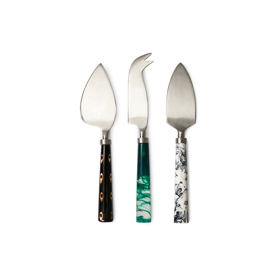 HK LIVING - Cheese knives coast, set of 3