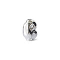 HK LIVING - Gleam glass small vase chrome