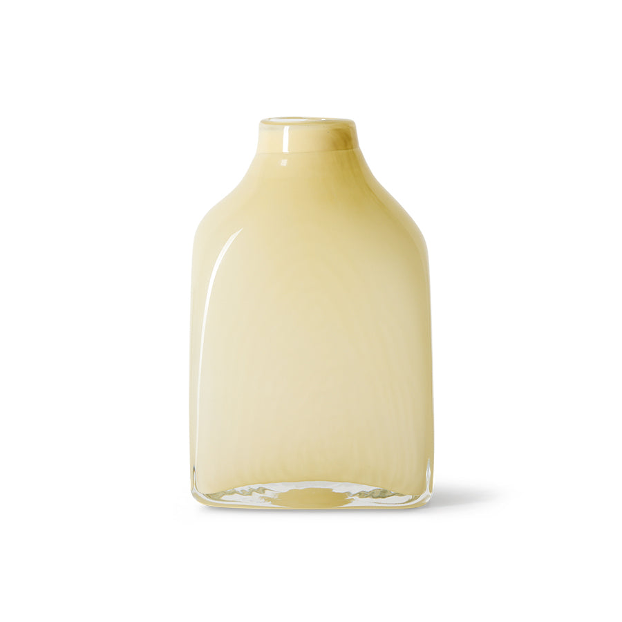 HK LIVING - Atelier glass vase cream, medium