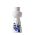 HEINEN DELFTSBLAUW - Kandelaar bol Bloem middel