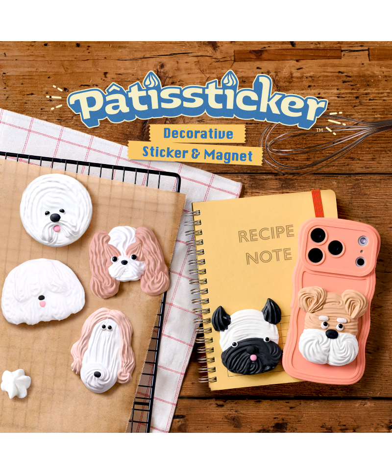 Pâtissticker - Meringue Dogs serie 1