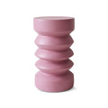 HK LIVING - Stoneware side table rouge