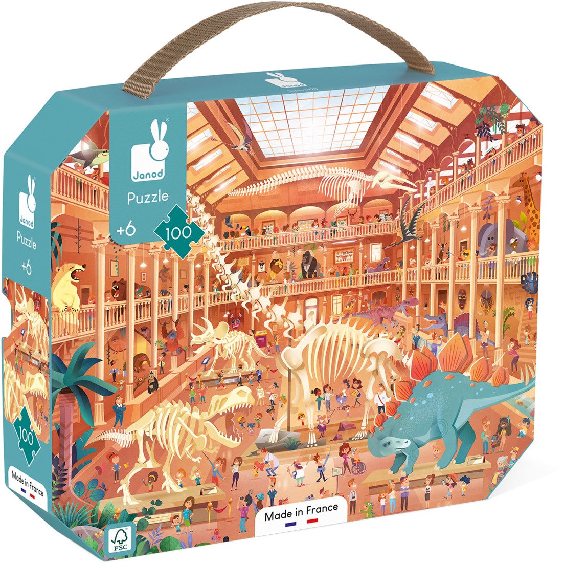 JANOD - Puzzel - Het Natuurhistorisch Museum 100 stukjes
