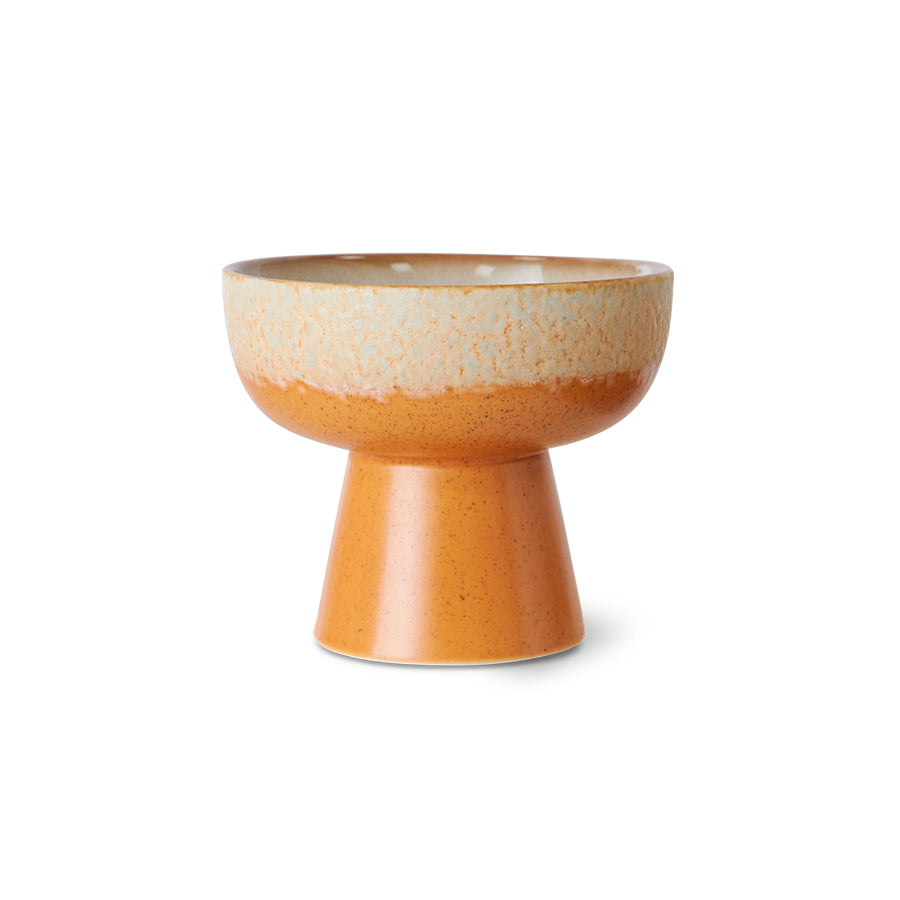HK LIVING - 70s ceramics: tapas bowl on base Dunes, S