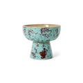 HK LIVING - 70s ceramics: tapas bowl on base patina, S