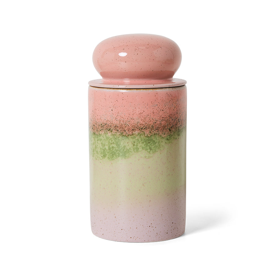 HK LIVING - 70s ceramics: storage jar Glaze